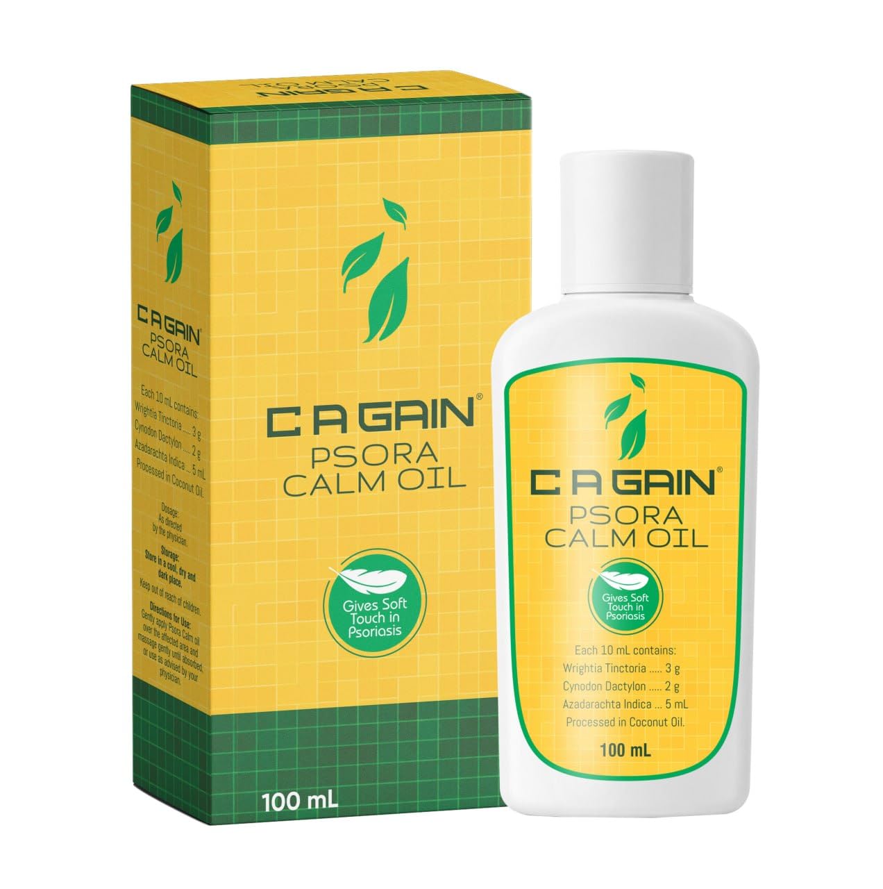 C A Gain Psora Calm Psoriasis Care Oil